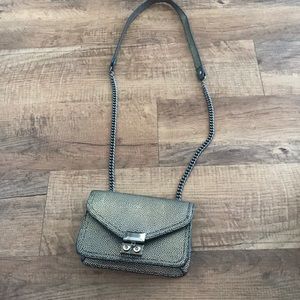 Henri Bendel black and gold purse
